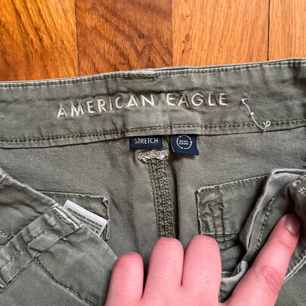 American Eagle Sage Green Casual Pants